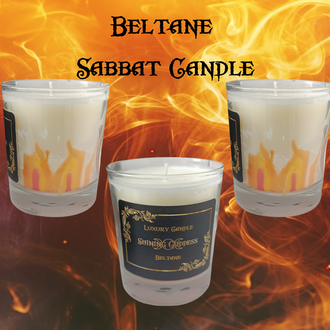 Beltane Sabbat Candle