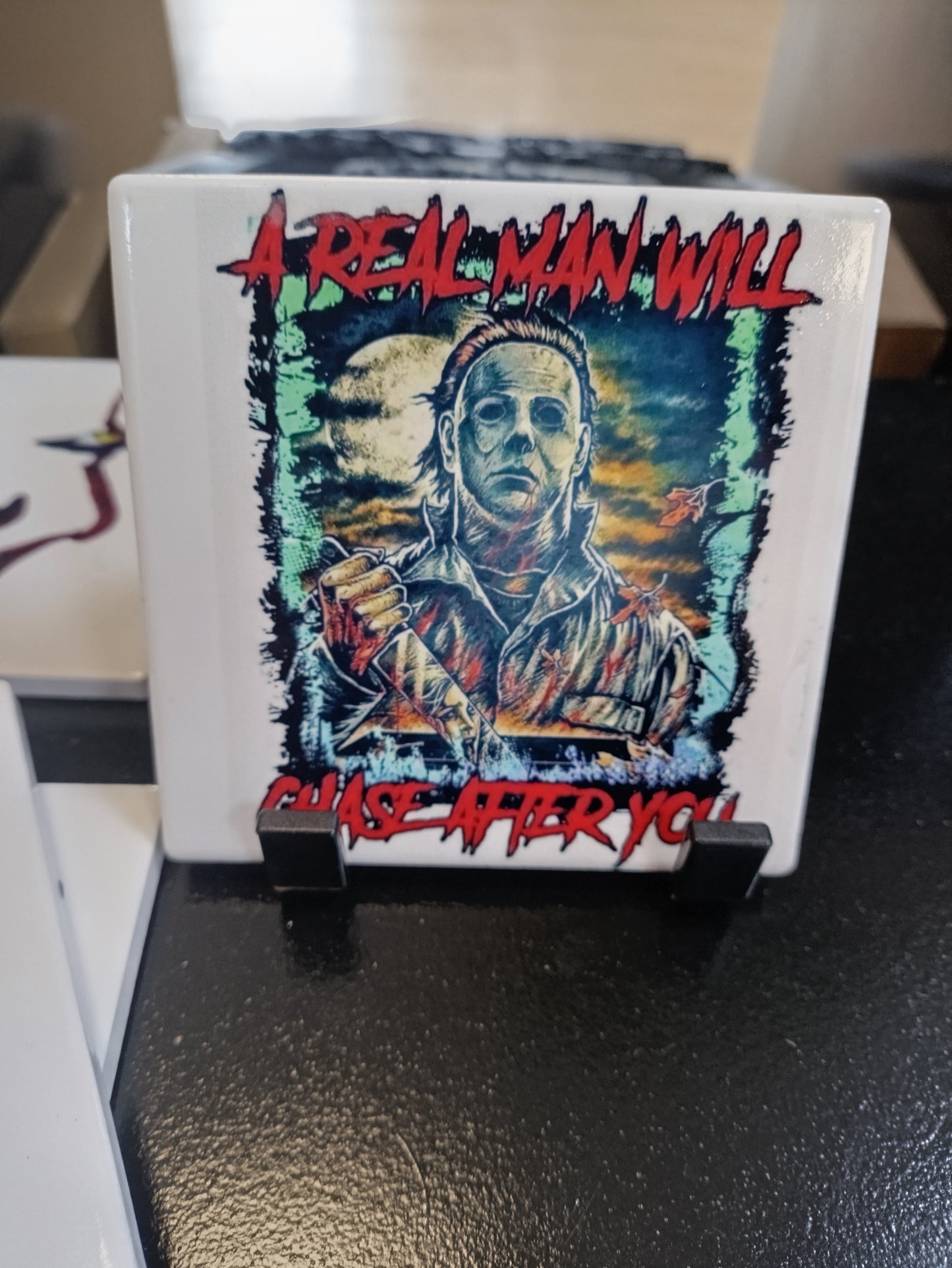Horror Square Coasters ceramic