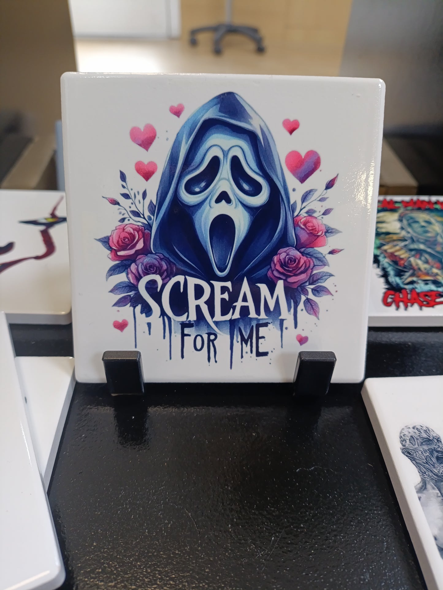 Horror Square Coasters ceramic