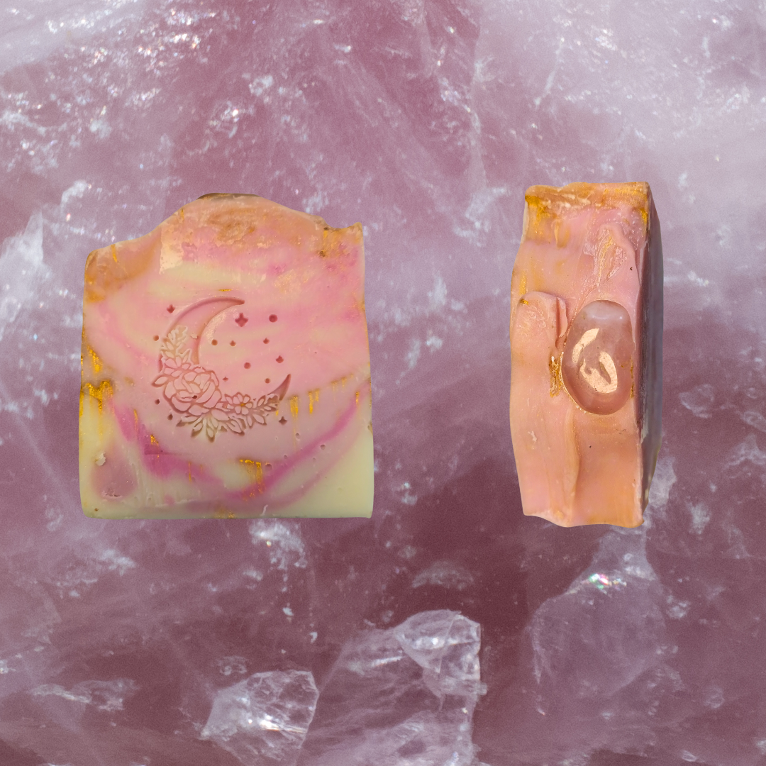Rose Quartz Artisan Sacred Soap Bar