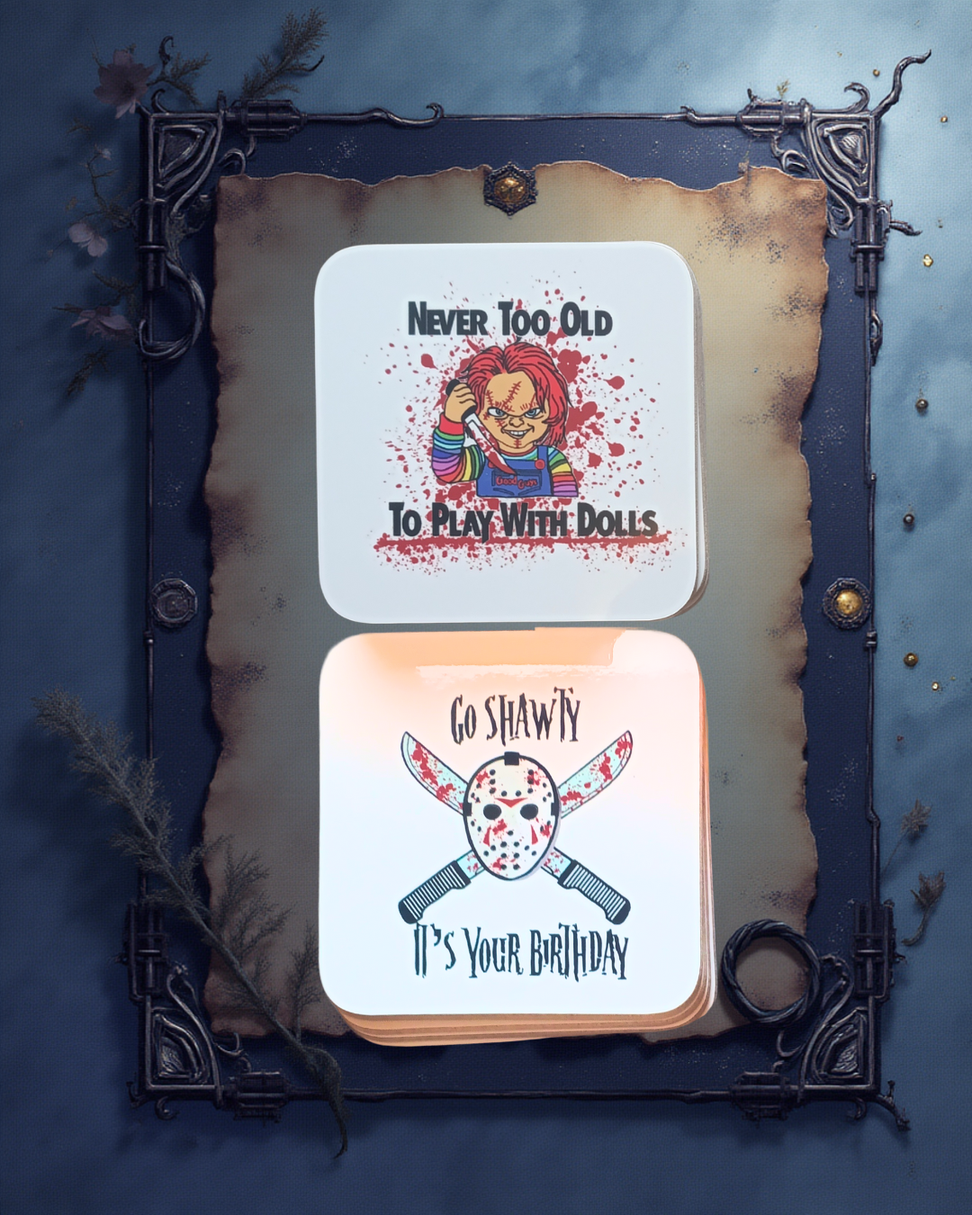 Coasters hardboard glossy