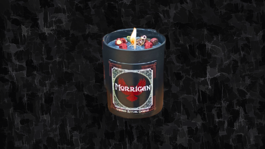 Luxury Morrigan Goddess Ritual Candle