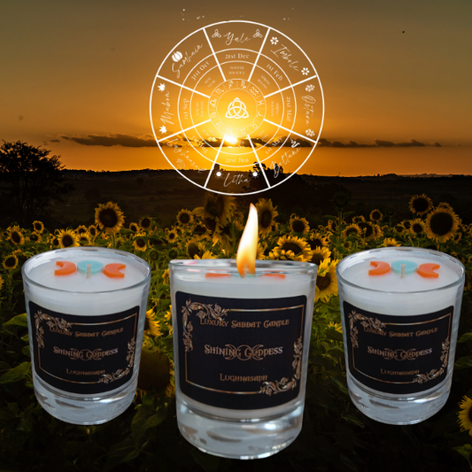 Lughnasadh Sabbat Candle