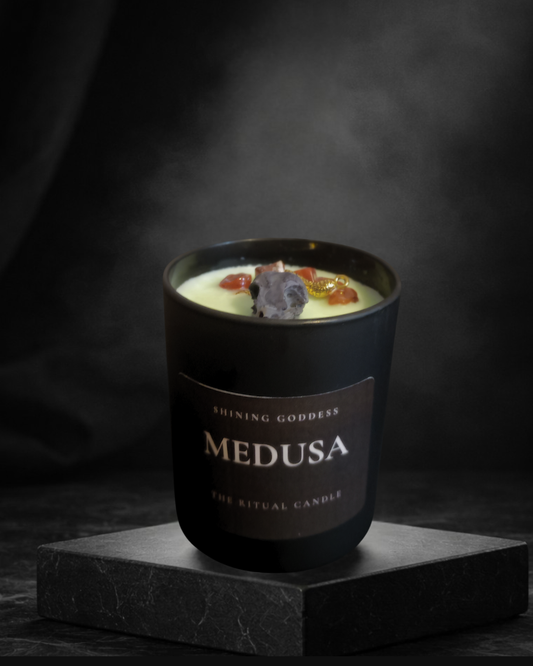 Luxury Medusa Goddess Ritual Candle