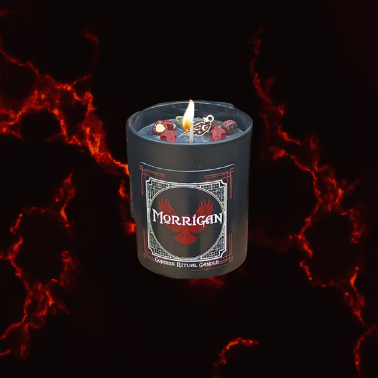 Luxury Morrigan Goddess Ritual Candle