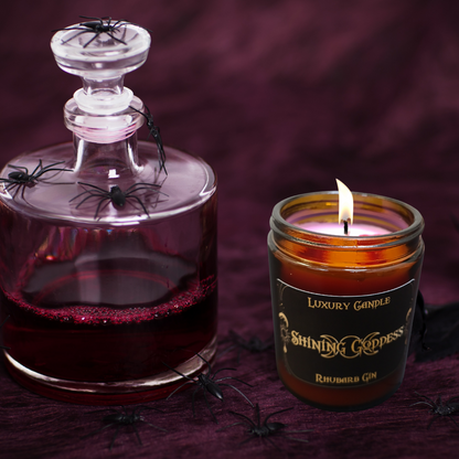 Rhubarb Gin Candle