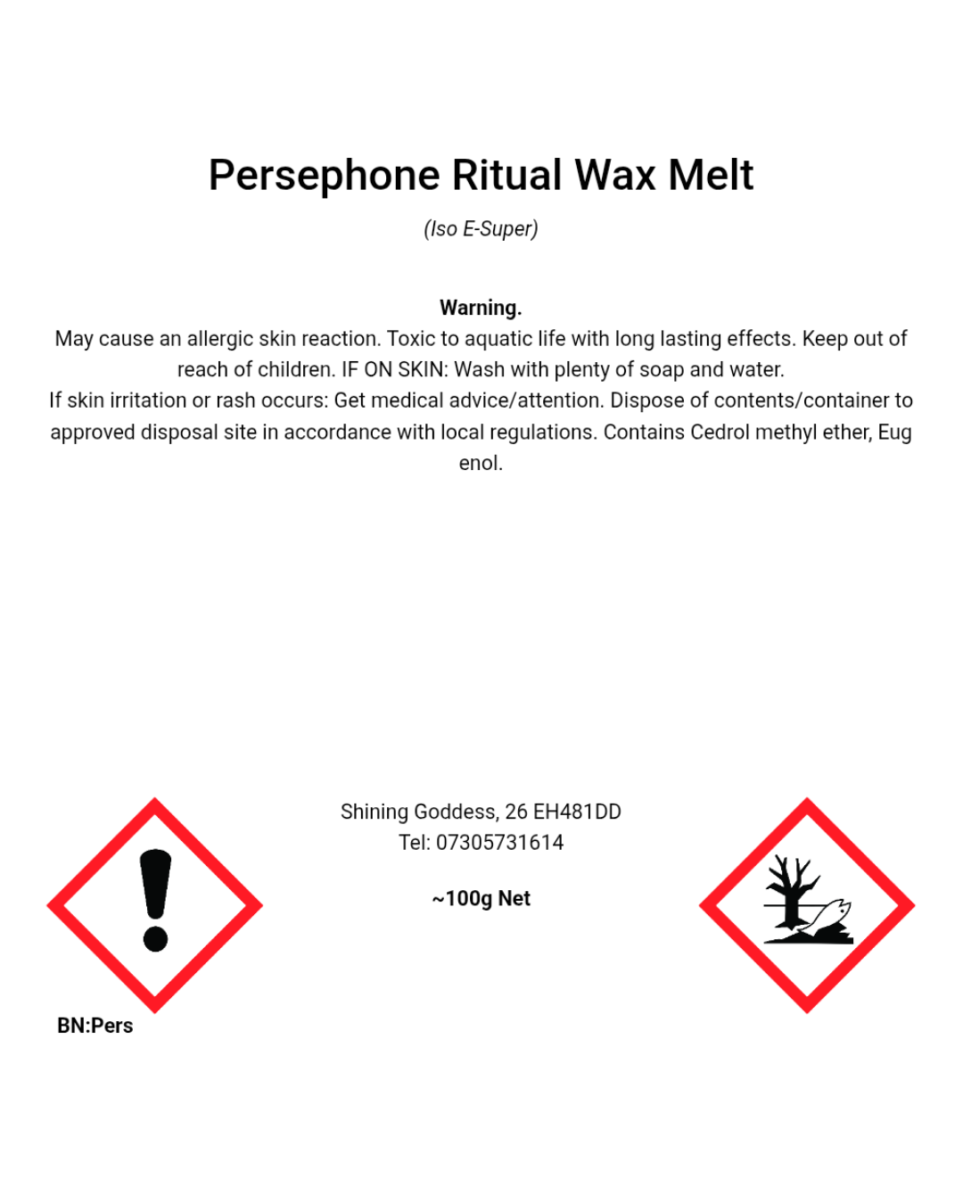 Persephone Ritual Wax Melt