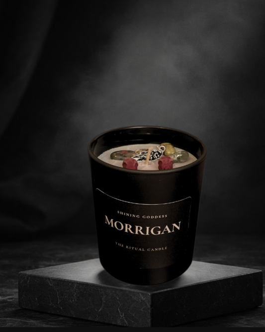 Luxury Morrigan Goddess Ritual Candle