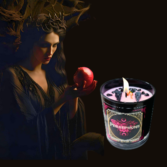 Luxury Persephone Goddess Ritual Candle