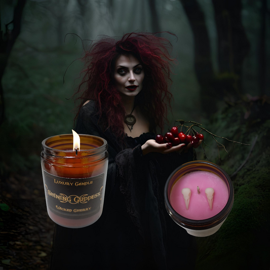 Wicked cherry candle