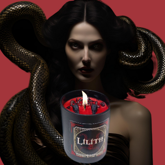Luxury Lilith Goddess Ritual Candle